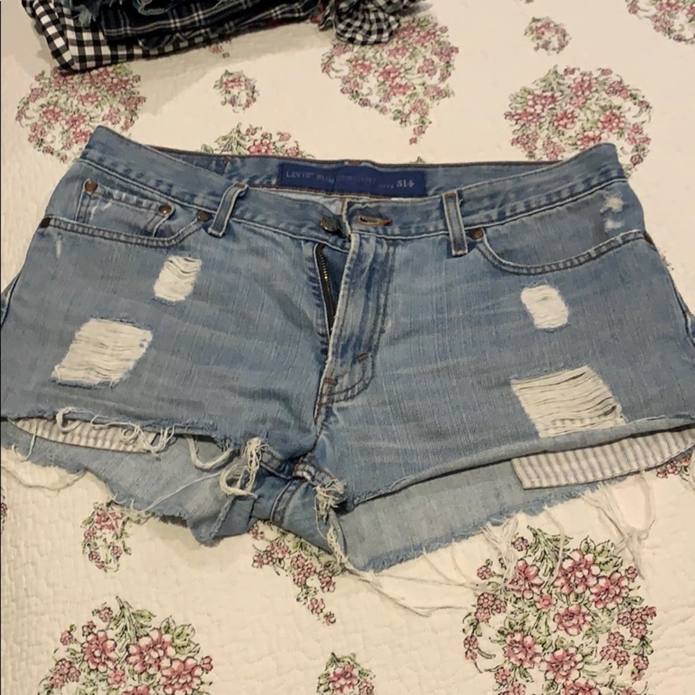 Vintage Levi’s Denim Distressed Shorts